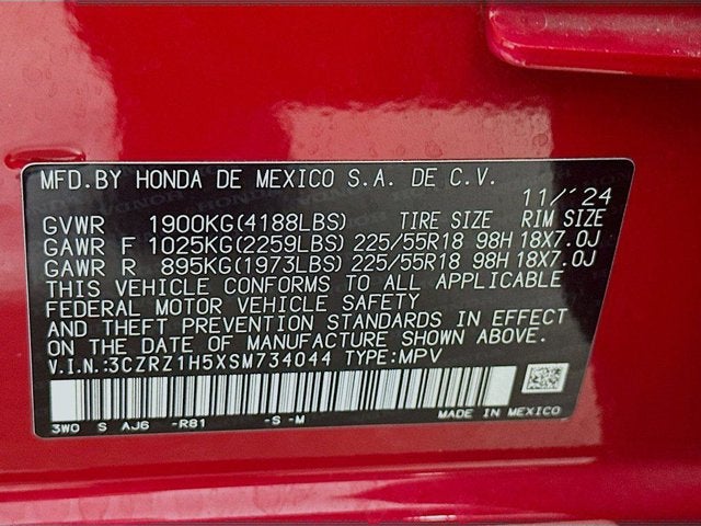 2025 Honda HR-V Sport