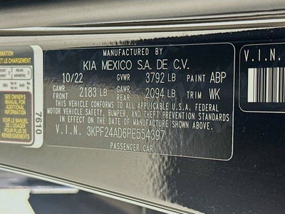 2023 Kia Forte LXS
