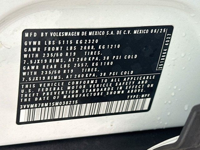2025 Volkswagen Tiguan SE