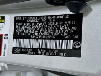 2025 Lexus ES ES 350