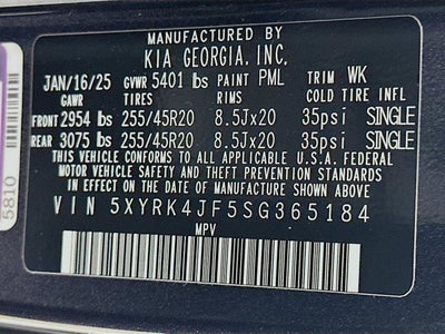 2025 Kia Sorento SX