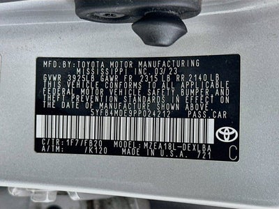2023 Toyota Corolla LE
