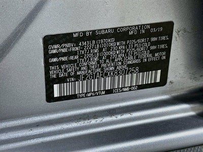 2019 Subaru Crosstrek Premium