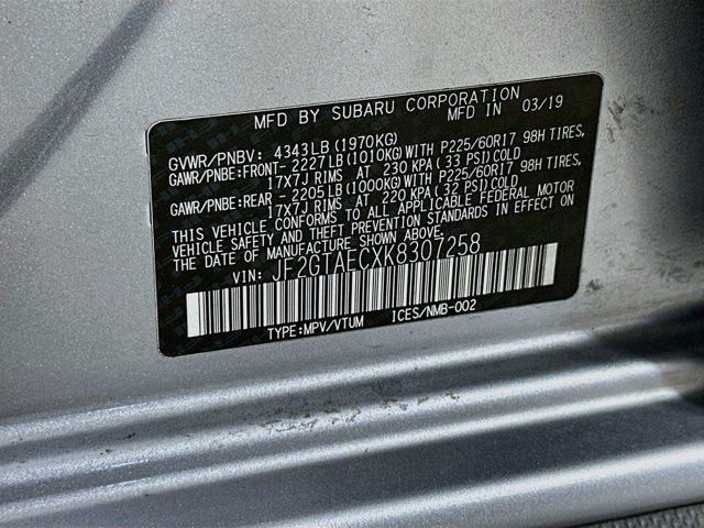 2019 Subaru Crosstrek Premium