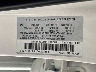 2026 Mazda Mazda3 Sedan 2.5 S