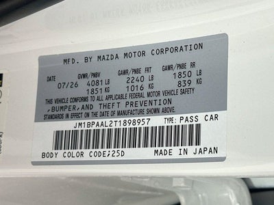 2026 Mazda Mazda3 Sedan 2.5 S