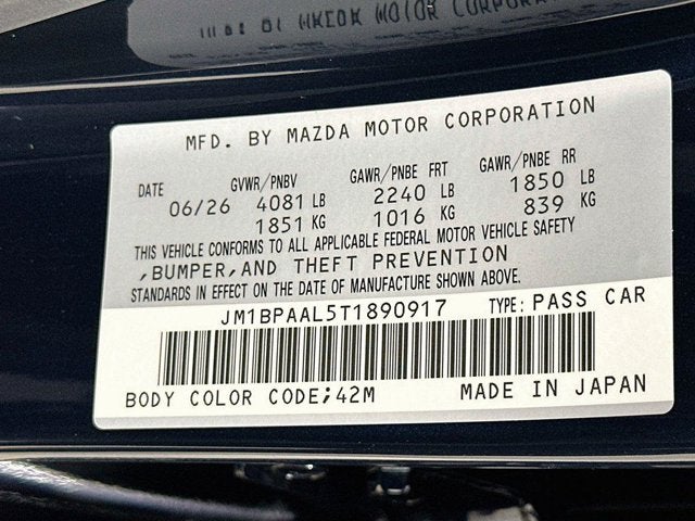2026 Mazda Mazda3 Sedan 2.5 S