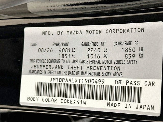 2026 Mazda Mazda3 Sedan 2.5 S
