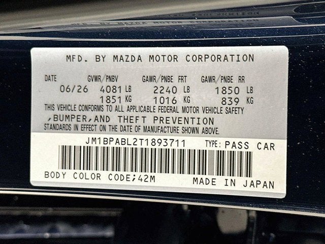 2026 Mazda Mazda3 Sedan 2.5 S Select Sport