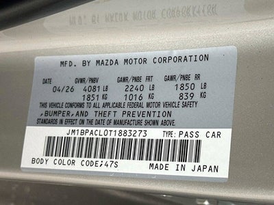 2026 Mazda Mazda3 Sedan 2.5 S Preferred