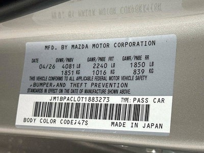 2026 Mazda Mazda3 Sedan 2.5 S Preferred