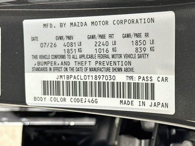2026 Mazda Mazda3 Sedan 2.5 S Preferred