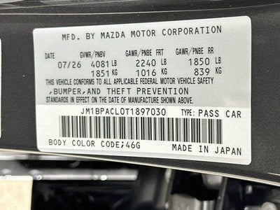 2026 Mazda Mazda3 Sedan 2.5 S Preferred