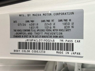 2026 Mazda Mazda3 Sedan 2.5 S Preferred
