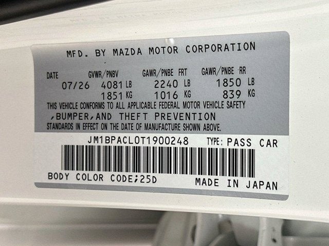 2026 Mazda Mazda3 Sedan 2.5 S Preferred