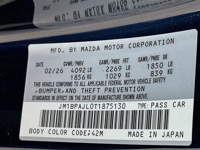 2026 Mazda Mazda3 Hatchback 2.5 S