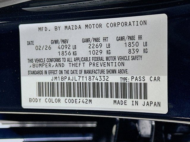 2026 Mazda Mazda3 Hatchback 2.5 S