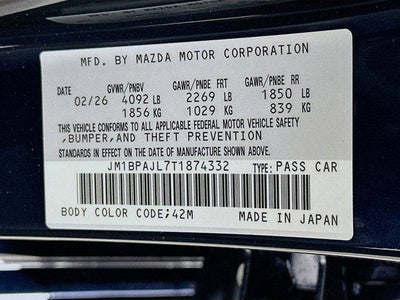 2026 Mazda Mazda3 Hatchback 2.5 S