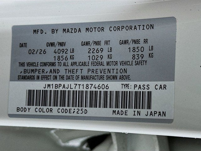 2026 Mazda Mazda3 Hatchback 2.5 S