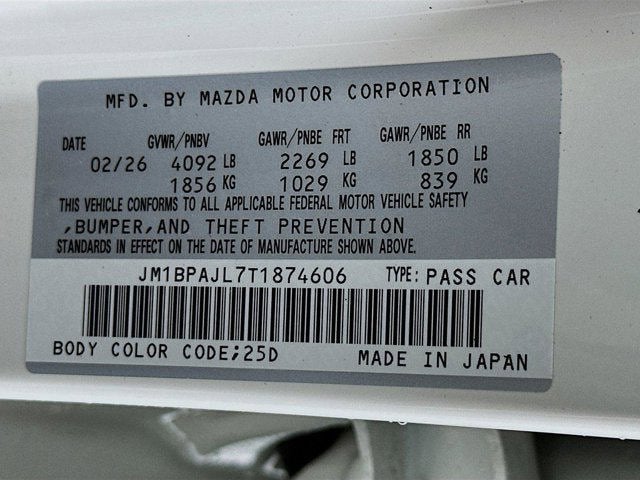 2026 Mazda Mazda3 Hatchback 2.5 S