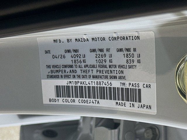 2026 Mazda Mazda3 Hatchback 2.5 S Select Sport