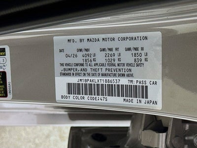 2026 Mazda Mazda3 Hatchback 2.5 S Select Sport