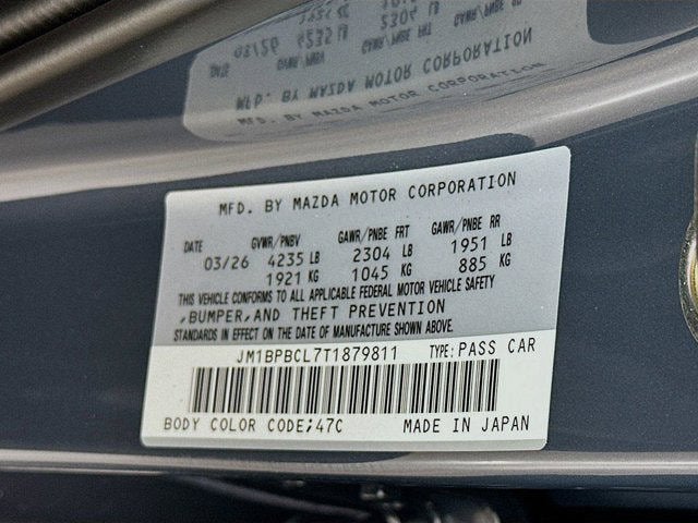 2026 Mazda Mazda3 Sedan 2.5 S Carbon Edition AWD