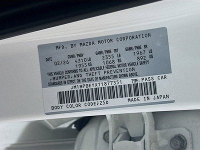 2026 Mazda Mazda3 Sedan 2.5 Turbo Premium Plus AWD
