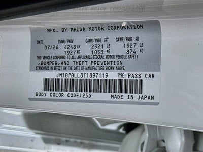 2026 Mazda Mazda3 Hatchback 2.5 S Carbon Edition AWD