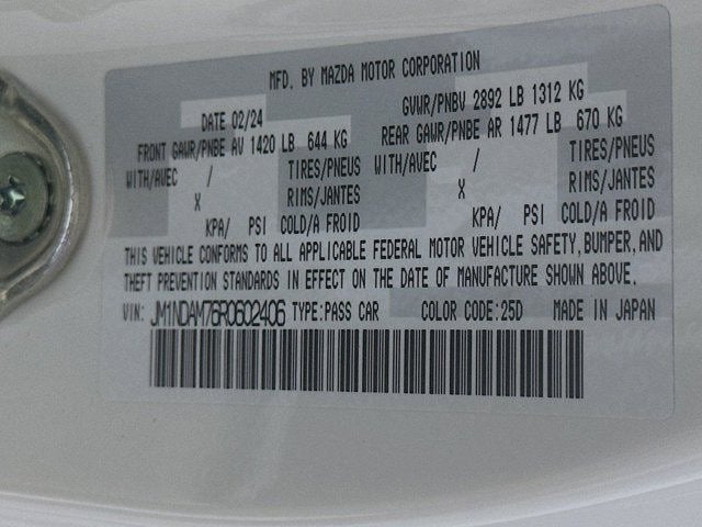 2024 Mazda Mazda MX-5 Miata RF Grand Touring Auto
