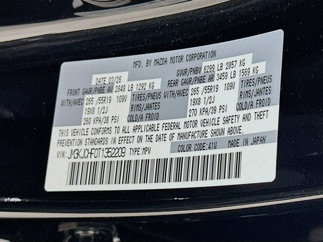 2026 Mazda Mazda CX-70 PHEV SC Plus