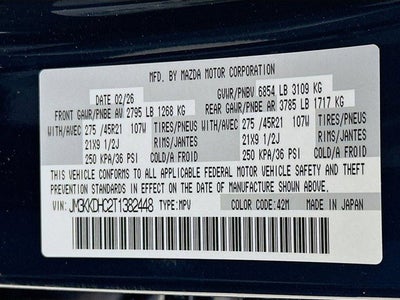 2026 Mazda Mazda CX-90 3.3 Turbo S Premium Sport AWD