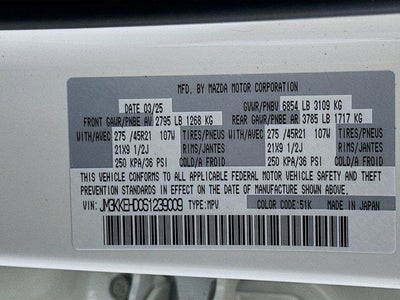 2025 Mazda Mazda CX-90 3.3 Turbo Premium Plus AWD