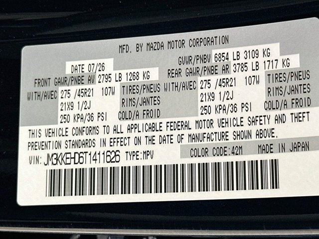 2026 Mazda Mazda CX-90 3.3 Turbo Premium Plus AWD