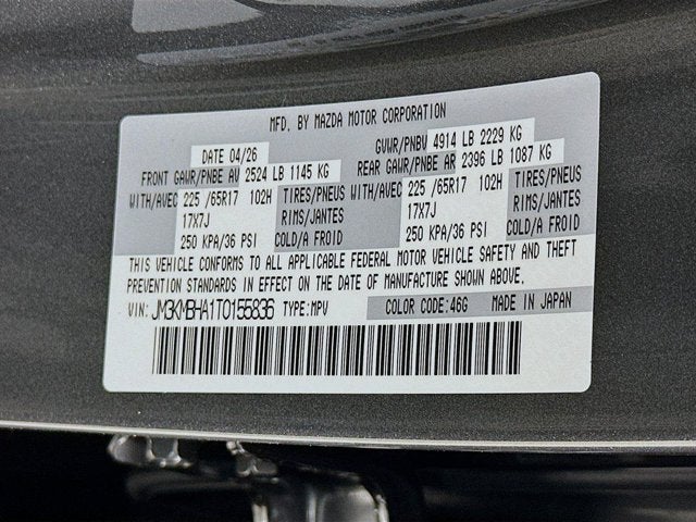 2026 Mazda Mazda CX-5 2.5 S Select AWD