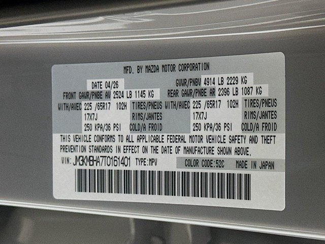 2026 Mazda Mazda CX-5 2.5 S Select AWD