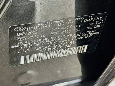 2022 Hyundai Sonata SEL Plus