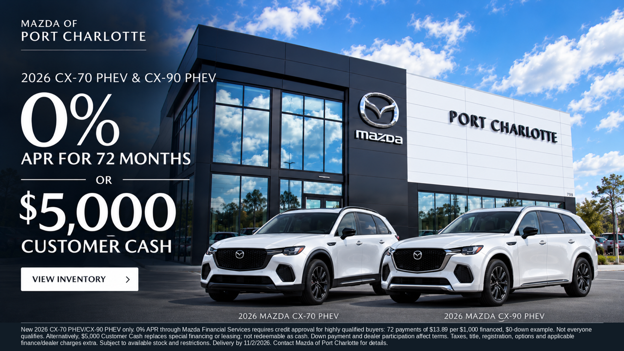 2026 CX-70 PHEV & CX-90 PHEV