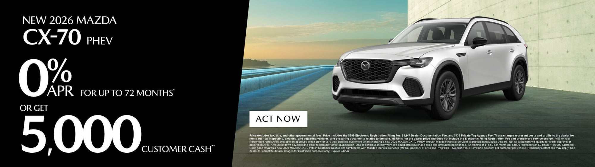 2026 Mazda CX-70 Phev in Port Charlotte FL