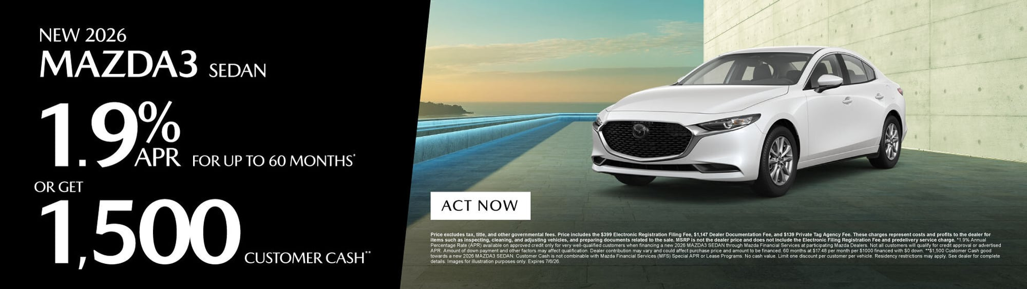 2026 Mazda Mazda3 Sedan in Port Charlotte FL