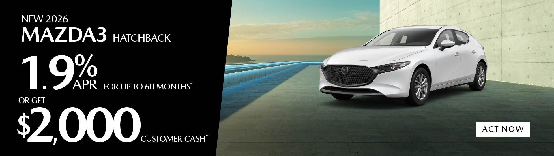 NEW 2026 MAZDA3 HATCHBACK